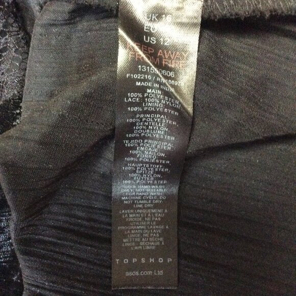 Topshop beaded velvet shift, worn once! - Picture 15 of 16